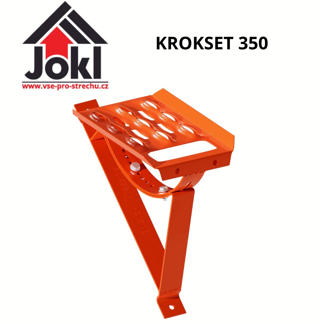 KROKSET 350 - Stoupací nášlapný SET pro plechové profilované krytiny 350/20