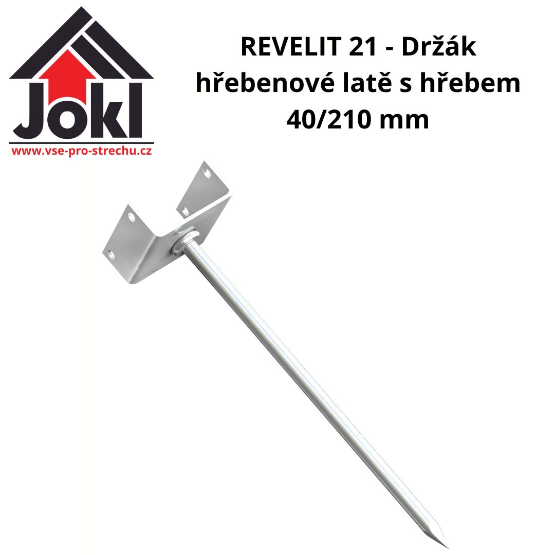 REVELIT 21 - Držák hřebenové latě s hřebem 40/210 mm